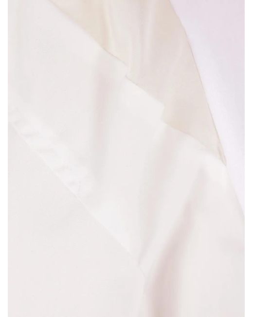 Sacai White Panelled T-Shirt
