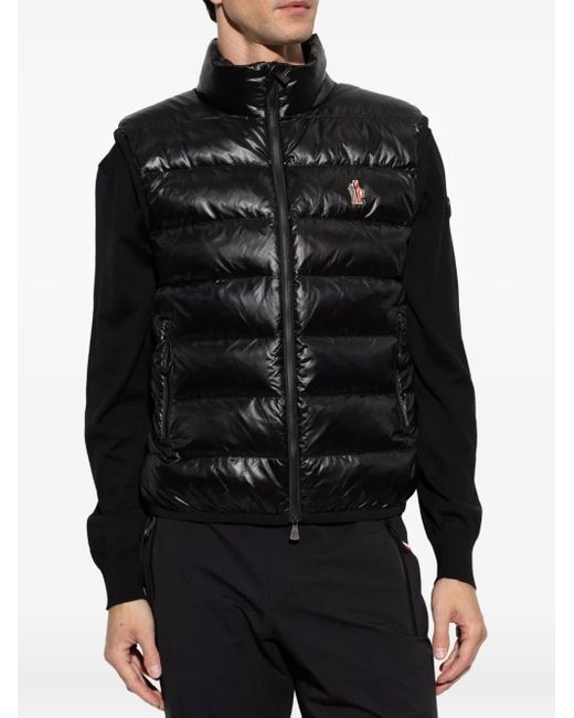 Moncler Black Down Gilet for men