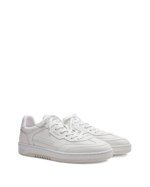 Axel Arigato White Dice T-Toe Perforated Leather Sneakers for men