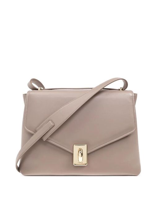 Furla Gray Meridiana Schultertasche