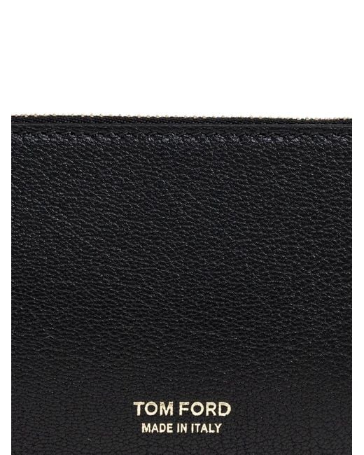 Tom Ford Black Zip-Fastening Wallet