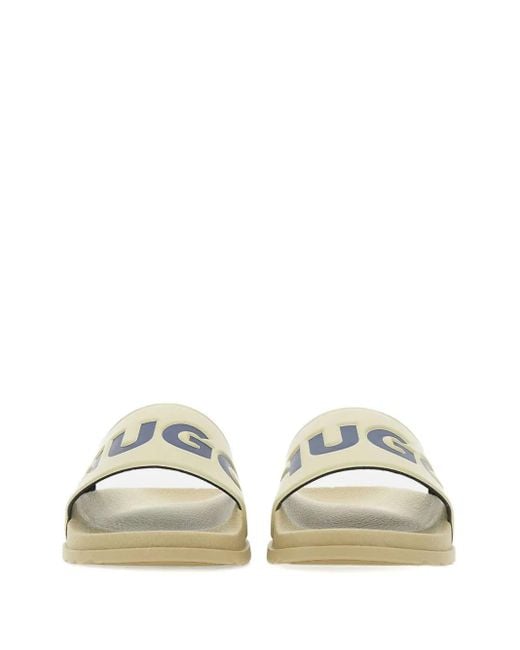 Slippers Match di HUGO in Green da Uomo