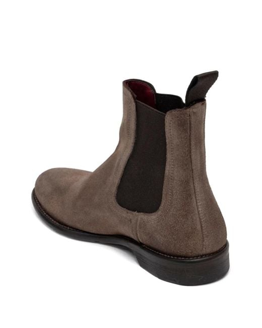 SOMMET Brown Stiefel mit elastischen Einsätzen