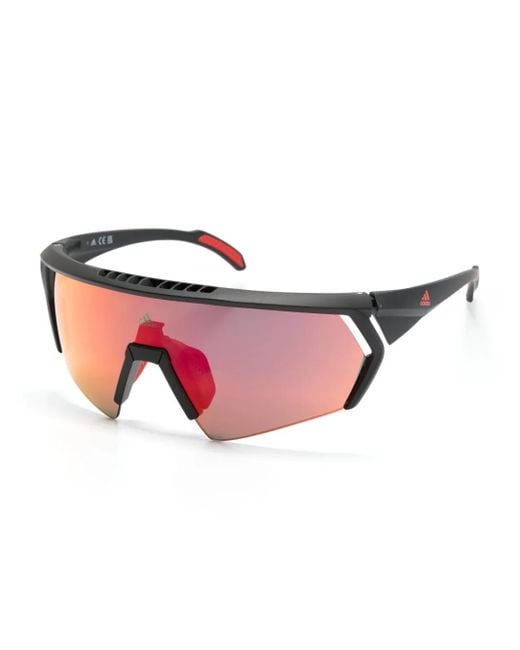 Adidas Pink Sp0063 Shield-Frame Sunglasses for men