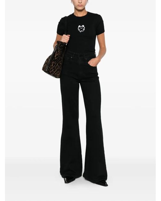 Lois Black Five-Pocket Jeans