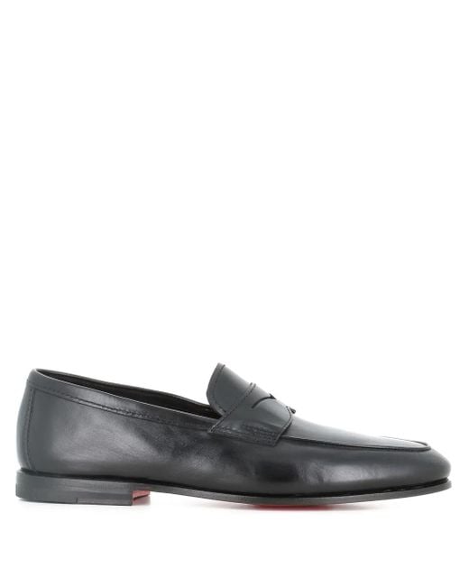 Santoni Klassische Loafer in Gray für Herren
