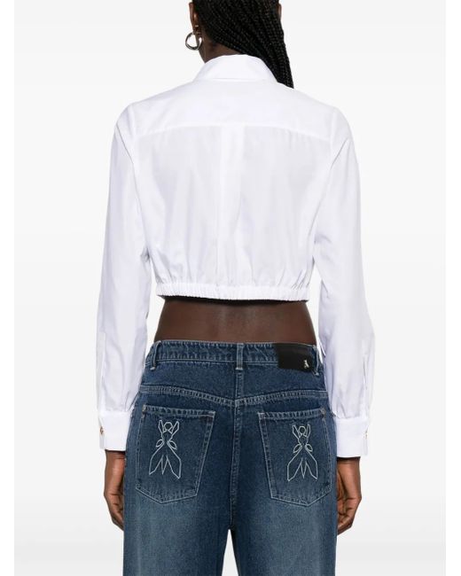 Chemise En Coton Elisabetta Franchi en coloris White