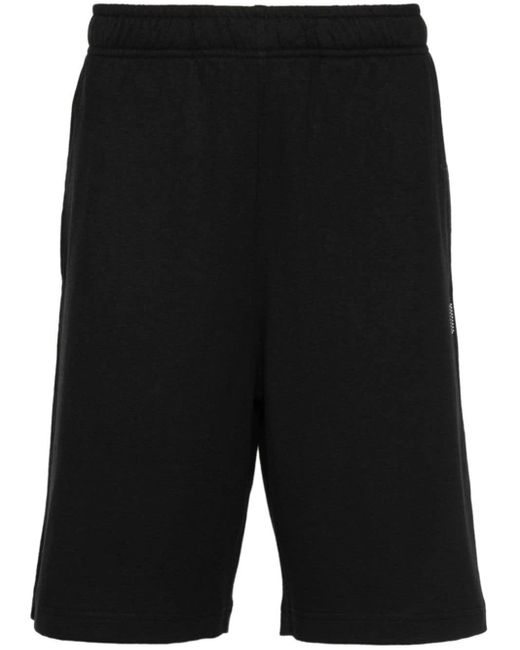 Acne Black Shorts aus Bio-Baumwolljersey