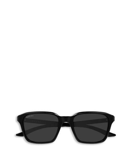 Gucci Black Square-Frame Sunglasses for men