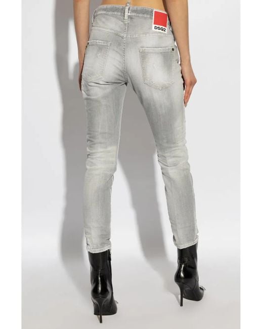 DSquared² Gray Jennifer Jeans