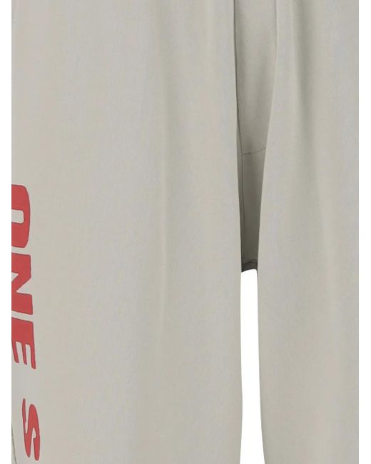 44 Label Group Gray Cotton Track Pants for men