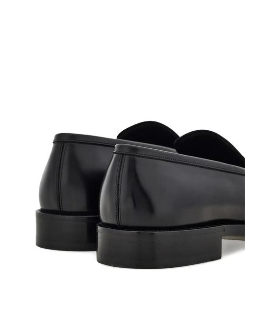 Ferragamo Black Penny Loafers for men