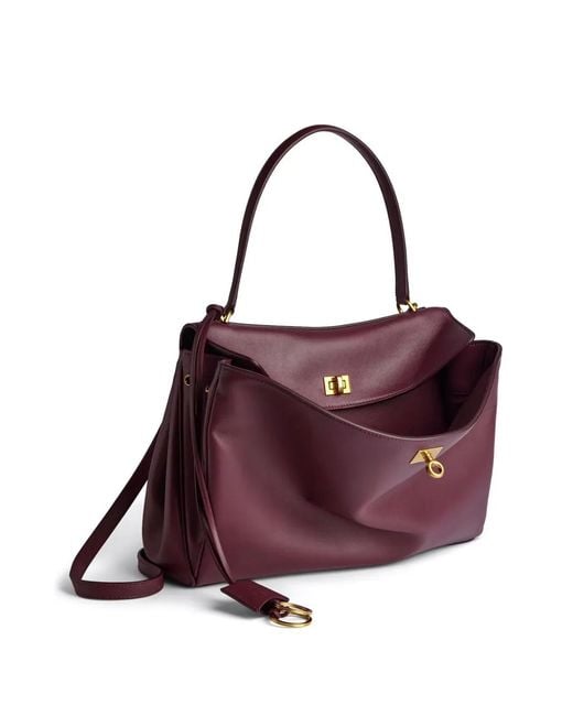 Balenciaga Purple Medium Rodeo Tote Bag