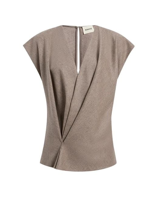 Khaite Gray Mer Top