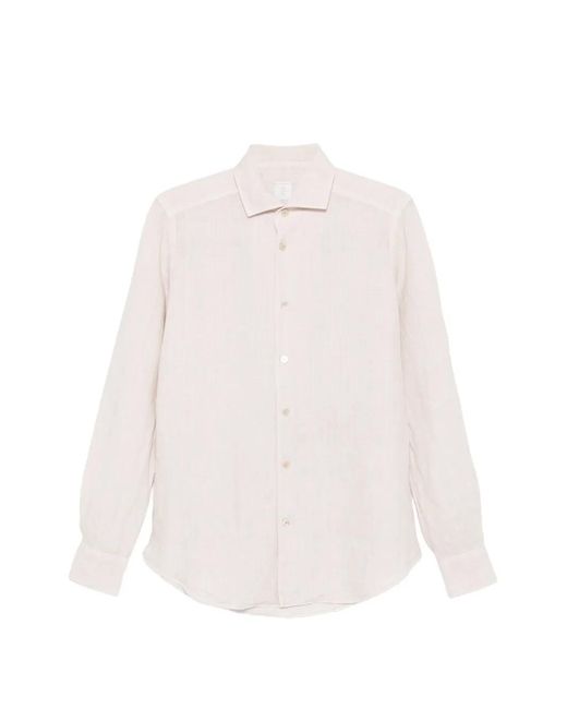 Eleventy White Buttoned Shirt for men