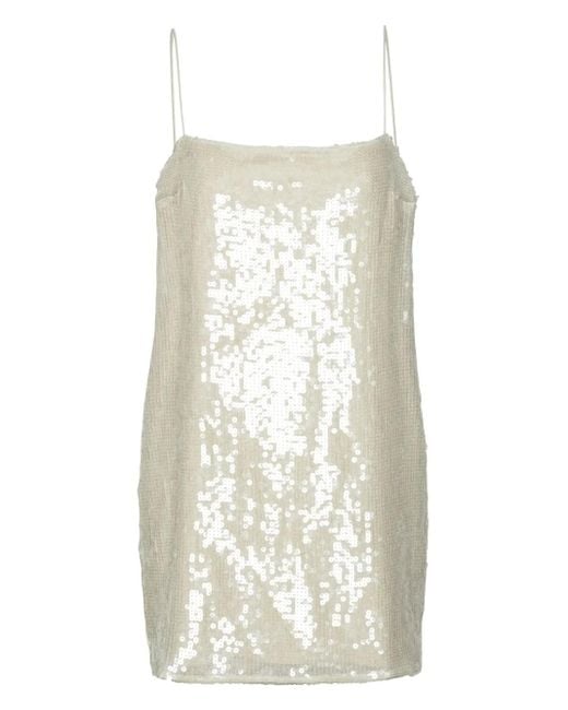 Abito Corto Con Paillettes di ROTATE BIRGER CHRISTENSEN in White