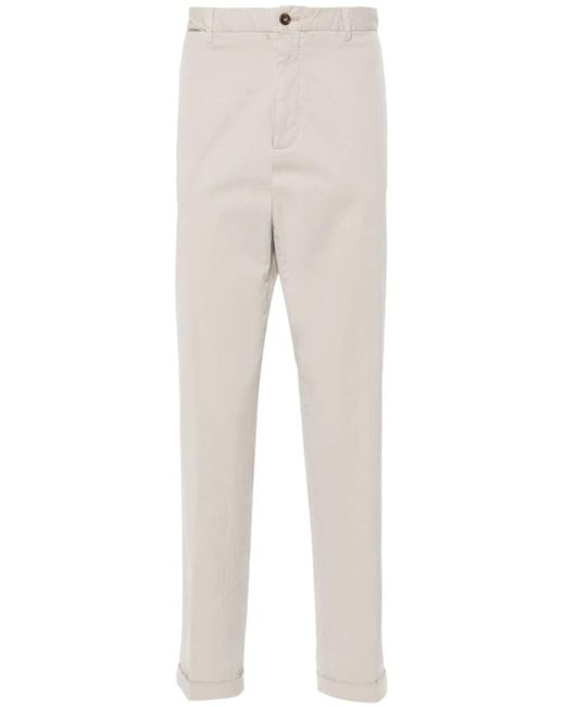 Briglia 1949 Natural Elasticated-waist Tapered Trousers for men