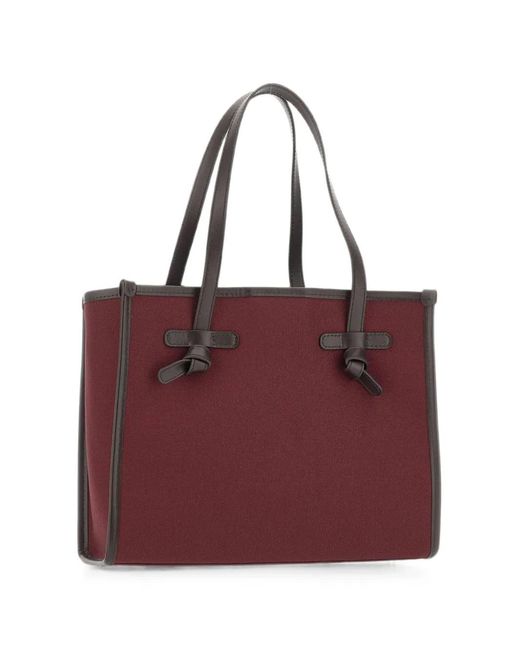 MARCELLA CLUB Purple Medium Marcella Canvas Tote Bag