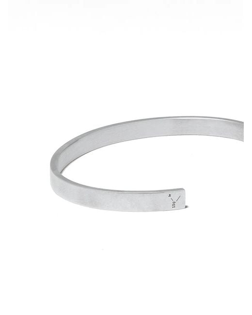 Le Gramme White Le 15 Grammes Ribbon Bracelet