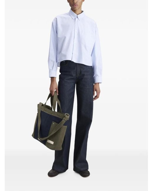 A.P.C. Blue Sophia Button-Down Shirt