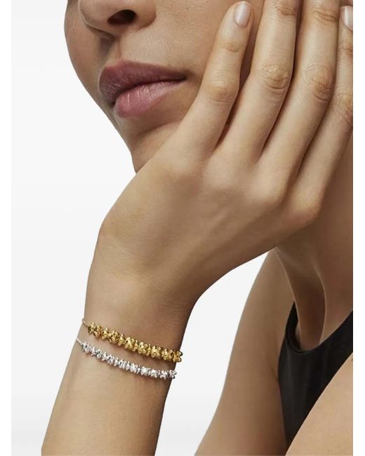 Pulsera de cadena con cuentas Tous de color White