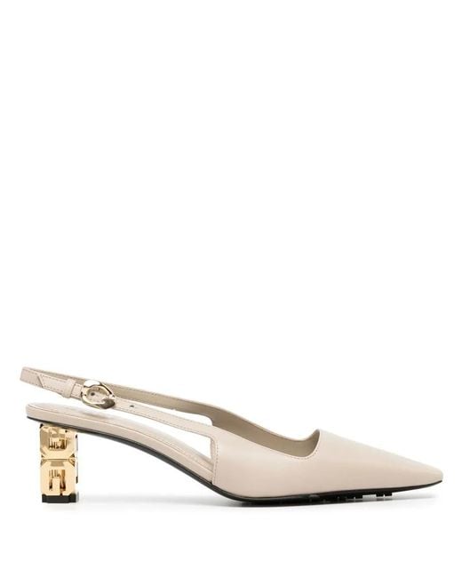 Givenchy Natural G-Cube Slingback Pumps