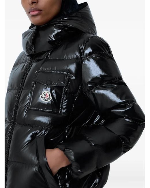 Moncler Blue Andro Short Down Jacket