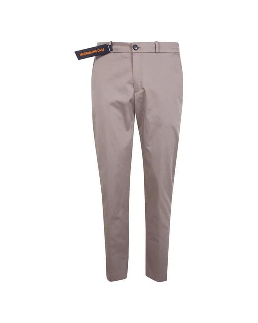 Rrd Gray Logo-Patch Trousers for men