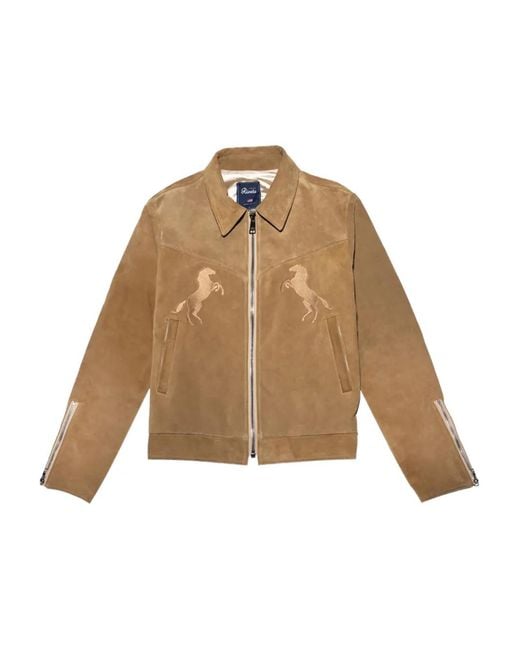 United Rivers Natural Horse-Embroidery Jacket for men