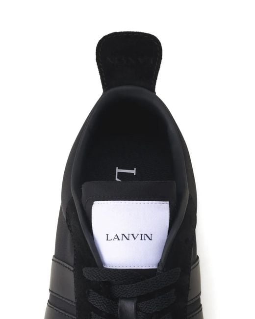 Lanvin Black Bumpr Sneakers