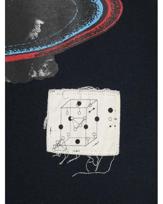 Undercover Blue Graphic-Printed Sweatshirt for men