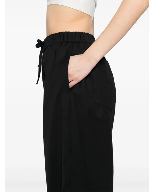 Pantalon Ample À Taille Élastiquée Simone Rocha en coloris Black
