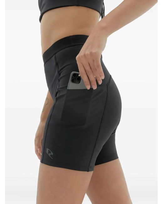 RUNNING ORDER Black Ari 6” Shorts