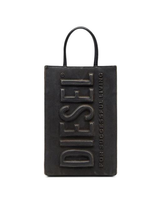 DIESEL Black Les Shoppers Tote Bag