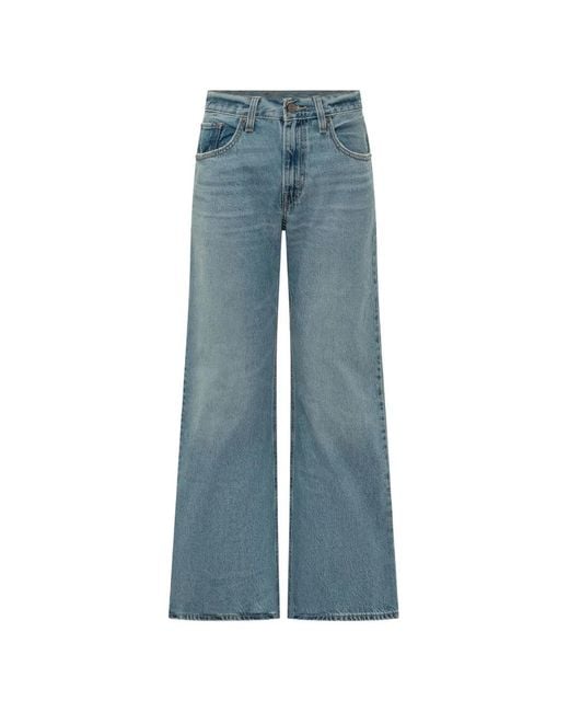 Levi's Blue Loose Boot High-Rise Jeans
