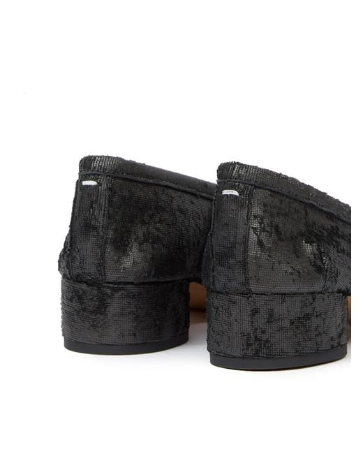 Maison Margiela Black 30Mm Tabi Ballerina Shoes
