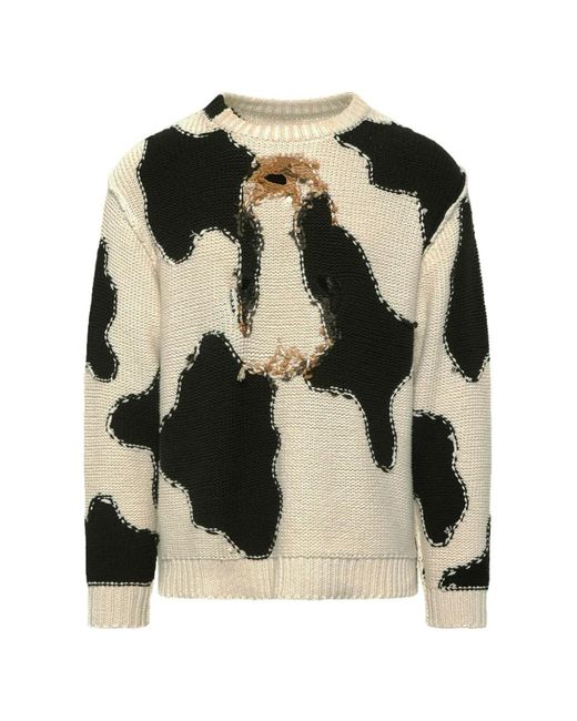 Doublet Black Acting Cow Sweater for men