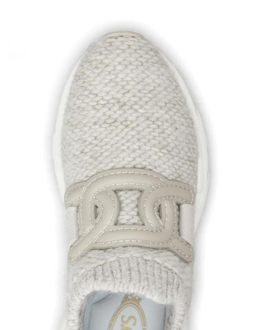 Tod's Kate ニット スリッポンスニーカー White