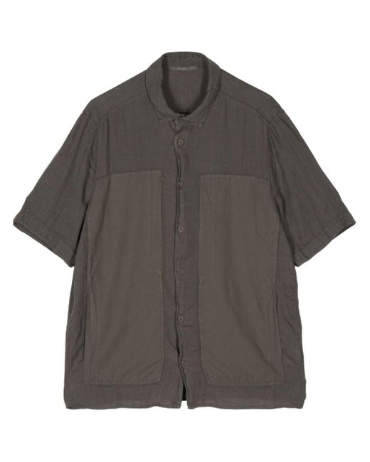 Chemise à empiècements Transit pour homme en coloris Gray