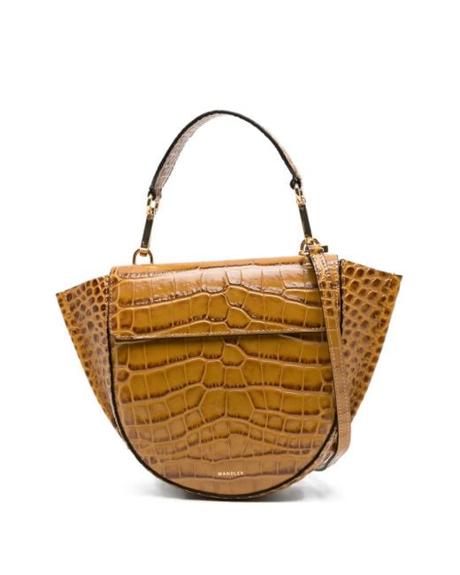 Borsa A Tracolla Hortensia Mini di Wandler in Brown