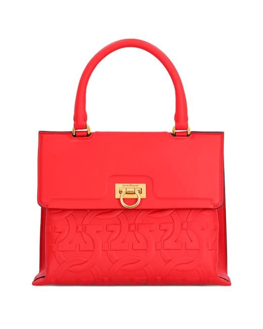 Borsa A Spalla di Ferragamo in Red