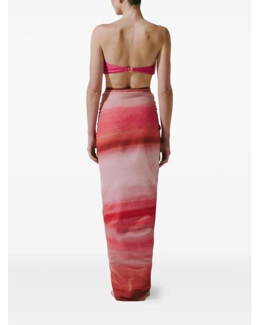 Baobab Red Malaki Beach Cover-Up