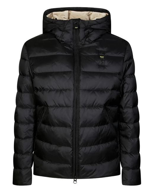 Blauer Black Acton Hooded Jacket for men