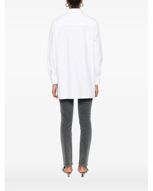 Marc O' Polo White Button-Down Long-Sleeve Shirt