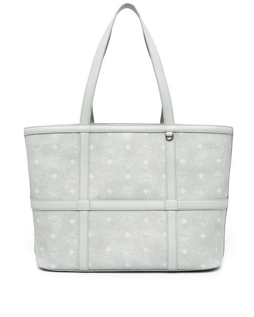 MCM Medium Aren Tote Bag in Grey (Grey) Lyst Canada