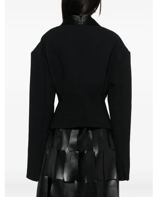 A.W.A.K.E. MODE Cummerbund Top in het Black