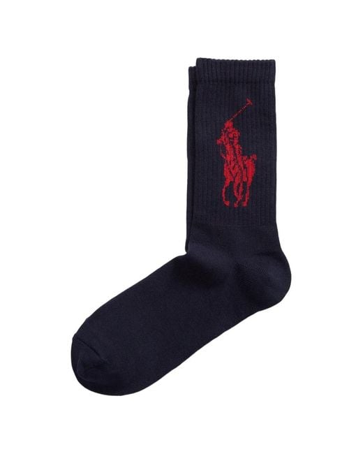 Polo Ralph Lauren Blue Logo Socks