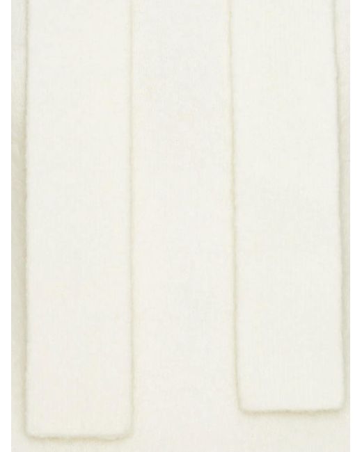 ROTATE BIRGER CHRISTENSEN White Ruffled-Detail Off-Shoulder Top