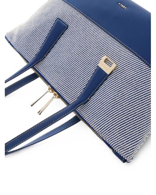 Furla Blue Olivia Tote M