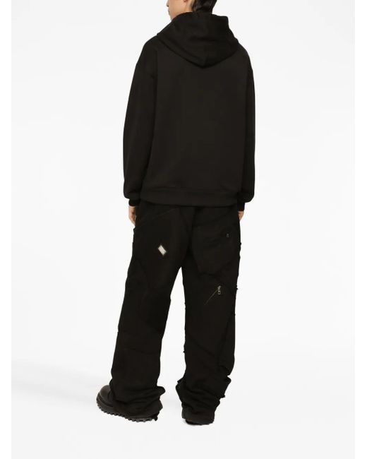 Hoodie En Coton À Imprimé Graphique Dolce & Gabbana pour homme en coloris Black